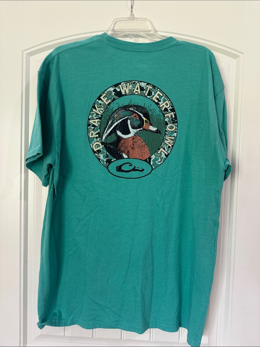 Drake Teal Pocket Logo Tee